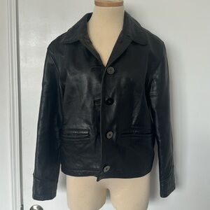 Vintage Express geniune leather jacket with thinsulate technology